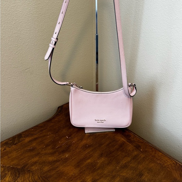 KATE SPADE Pink Pebbled Leather Crossbody Bag and Matching Wallet - Picture 2 of 11